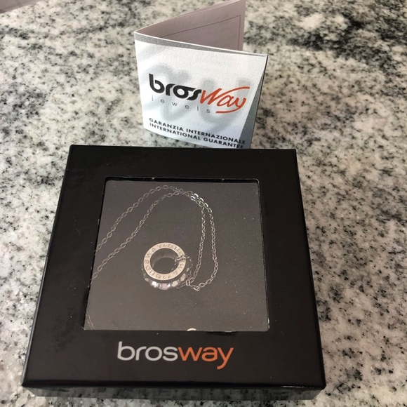 SALE ♥️ SWAROVSKI Brosway of Italy necklace w pendant 💋 - Picture 3 of 15